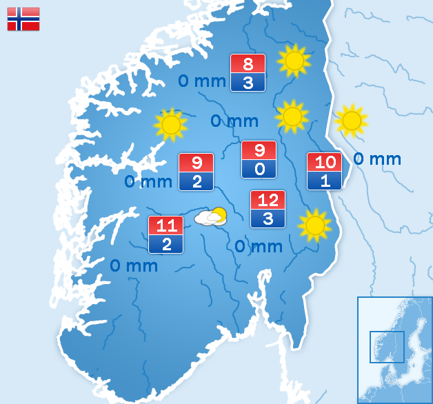 Weersverwachting voor zondag Weersverwachting voor zondag